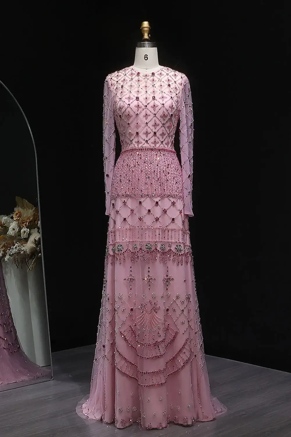 Celeste — A-Line — Floor-Length — view 1