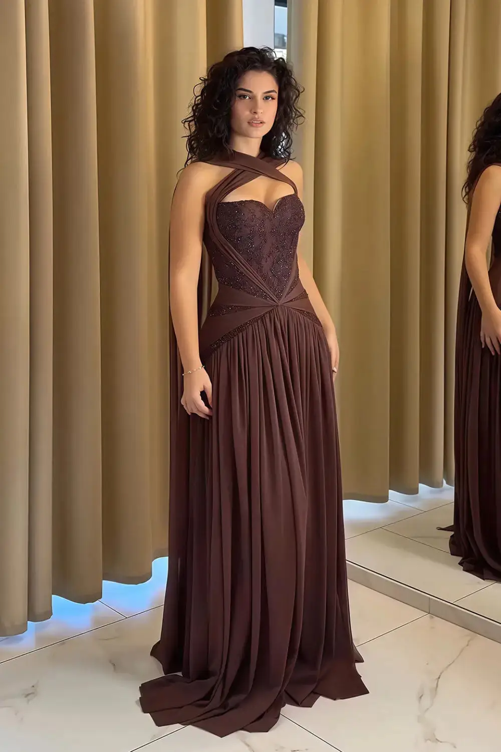 Eden — A-Line — Halter — view 1