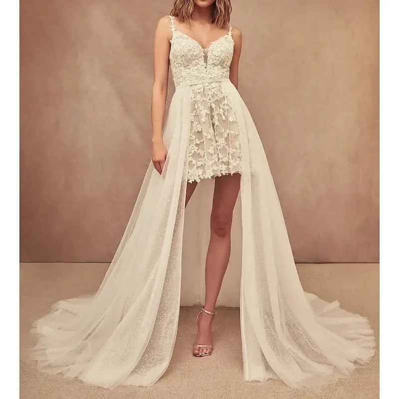Tulle A-Line Wedding Dress — LV10020149 — view 1