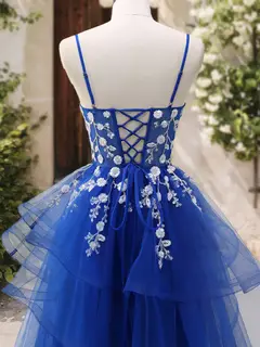 A-Line/Princess V-Neck Sleeveless Applique Prom Dresses — LV11083522 — view 5