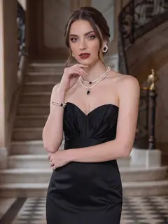 Trumpet/Mermaid Strapless Sleeveless Floor-Length Evening Dresses with Ruffles — view 3