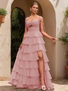 Ball Gown Sweetheart Sleeveless Solid Flowers Prom Dresses — view 8