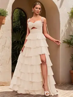 Ball Gown Sweetheart Sleeveless Solid Flowers Prom Dresses — view 13