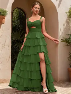 Ball Gown Sweetheart Sleeveless Solid Flowers Prom Dresses — view 19
