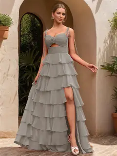 Ball Gown Sweetheart Sleeveless Solid Flowers Prom Dresses — view 27