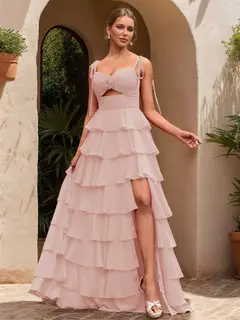 Ball Gown Sweetheart Sleeveless Solid Flowers Prom Dresses — view 32