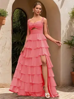 Ball Gown Sweetheart Sleeveless Solid Flowers Prom Dresses — view 34