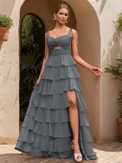 Ball Gown Sweetheart Sleeveless Solid Flowers Prom Dresses — view 44