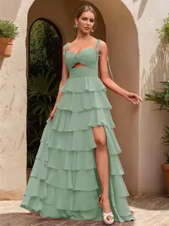 Ball Gown Sweetheart Sleeveless Solid Flowers Prom Dresses — view 63