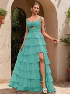 Ball Gown Sweetheart Sleeveless Solid Flowers Prom Dresses — view 66