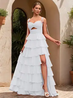 Ball Gown Sweetheart Sleeveless Solid Flowers Prom Dresses — view 71