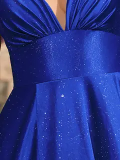 A-Line/Princess V-Neck Sleeveless Split Side Prom Dresses — LV56728322 — view 3