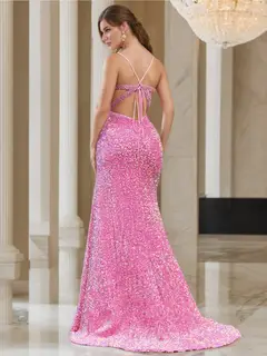 Trumpet/Mermaid Sweetheart Sleeveless Beading Prom Dresses — LV77273858 — view 2
