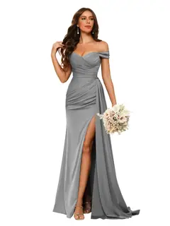 Mermaid/Trumpet Sweetheart Neck Floor-Length Bridesmaid Dresses — view 12