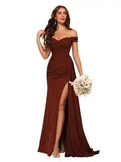 Mermaid/Trumpet Sweetheart Neck Floor-Length Bridesmaid Dresses — view 13