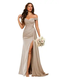 Mermaid/Trumpet Sweetheart Neck Floor-Length Bridesmaid Dresses — view 15