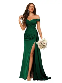 Mermaid/Trumpet Sweetheart Neck Floor-Length Bridesmaid Dresses — view 19