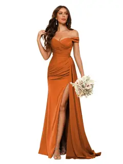 Mermaid/Trumpet Sweetheart Neck Floor-Length Bridesmaid Dresses — view 21