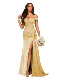 Mermaid/Trumpet Sweetheart Neck Floor-Length Bridesmaid Dresses — view 32