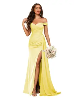 Mermaid/Trumpet Sweetheart Neck Floor-Length Bridesmaid Dresses — view 34