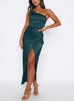 Sheath/Column One-Shoulder Ankle-Length Long Bridesmaid Dresses — LV68355637 — view 17