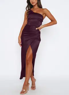 Sheath/Column One-Shoulder Ankle-Length Long Bridesmaid Dresses — LV68355637 — view 36