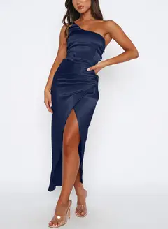 Sheath/Column One-Shoulder Ankle-Length Long Bridesmaid Dresses — LV68355637 — view 42