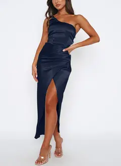 Sheath/Column One-Shoulder Ankle-Length Long Bridesmaid Dresses — LV68355637 — view 43
