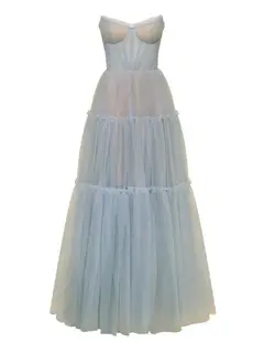 A-Line/Princess Sweetheart Sleeveless Floor-Length Pleated Bridesmaid Dresses with Lace-Up — view 4