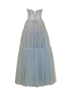 A-Line/Princess Sweetheart Sleeveless Floor-Length Pleated Bridesmaid Dresses with Lace-Up — view 5