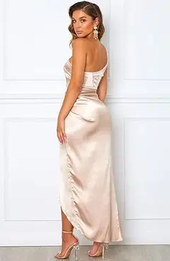 Sheath/Column High Low One Shoulder Sleeveless Ankle-Length Bridesmaid Dresses — view 2