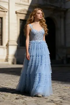 Cleo — A-Line — Floor-Length — view 1