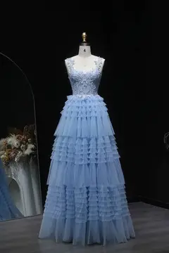 Cleo — A-Line — Floor-Length — view 4