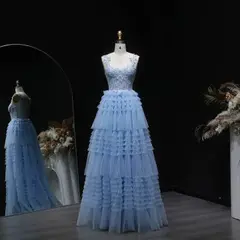 Cleo — A-Line — Floor-Length — view 5