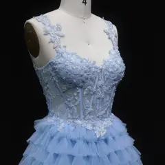 Cleo — A-Line — Floor-Length — view 11