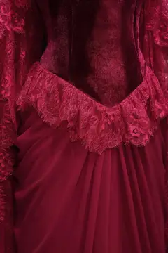 Celeste — Sheath — High Neck — Long Sleeve — Floor-Length — view 9