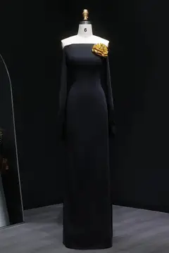 Iris — Sheath — Off-the-Shoulder — view 1