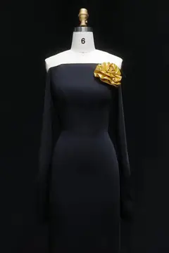 Iris — Sheath — Off-the-Shoulder — view 2