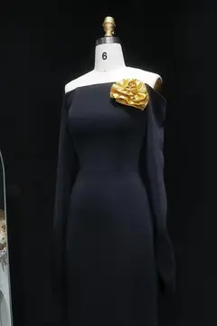 Iris — Sheath — Off-the-Shoulder — view 4