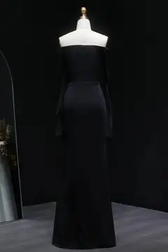 Iris — Sheath — Off-the-Shoulder — view 6