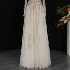 Cleo — A-Line — Long Sleeve — Floor-Length — view 6