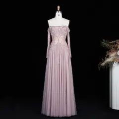 Cleo — A-Line — Long Sleeve — Floor-Length — view 9