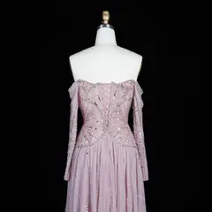 Cleo — A-Line — Long Sleeve — Floor-Length — view 13