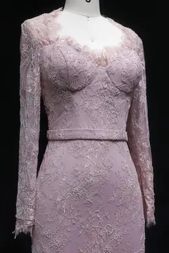 Maeve — Sheath — Sweetheart — Long Sleeve — Floor-Length — view 11
