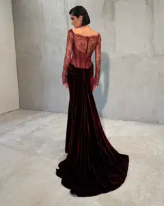 Sage — Mermaid — Long Sleeve — Floor-Length — view 4