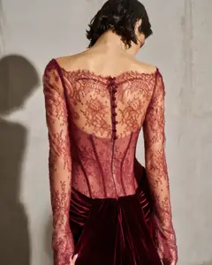 Sage — Mermaid — Long Sleeve — Floor-Length — view 5