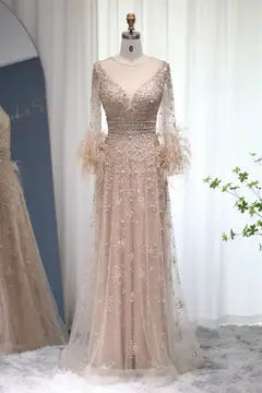 Amara — Long Sleeve — Floor-Length — view 1