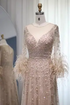 Amara — Long Sleeve — Floor-Length — view 3