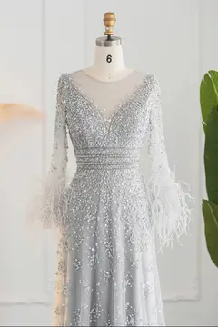 Amara — Long Sleeve — Floor-Length — view 8