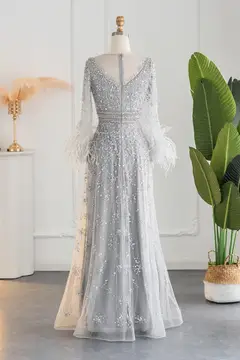 Amara — Long Sleeve — Floor-Length — view 11